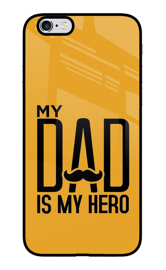 My Dad Is My Hero iPhone 6 Plus/6s Plus Glass Case