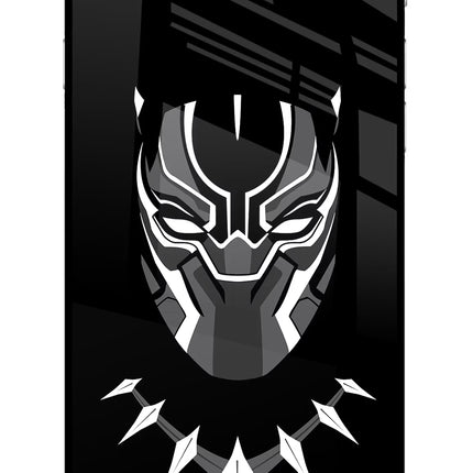 Black Panther iPhone 6 Plus/6s Plus Glass Case Back Cover by Casekaro