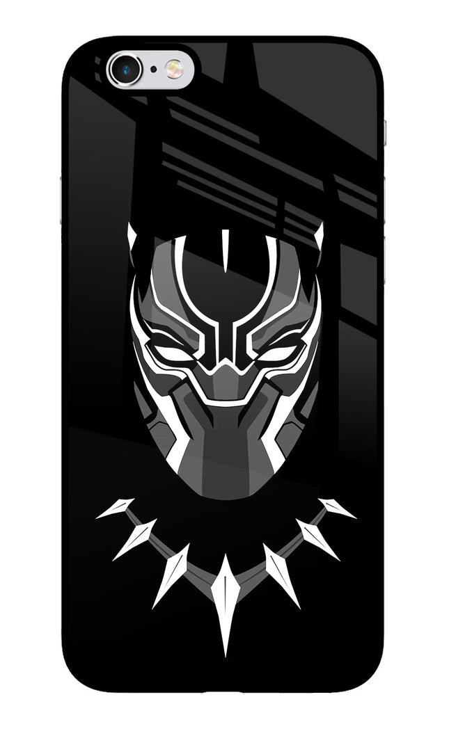 Black Panther iPhone 6 Plus/6s Plus Glass Case Back Cover by Casekaro