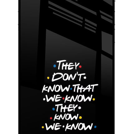 FRIENDS Dialogue iPhone 6 Plus/6s Plus Glass Case Back Cover by Casekaro