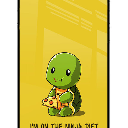 I'm on Ninja Diet iPhone 6 Plus/6s Plus Glass Case Back Cover by Casekaro