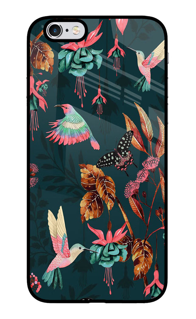 Birds iPhone 6 Plus/6s Plus Glass Case Back Cover by Casekaro