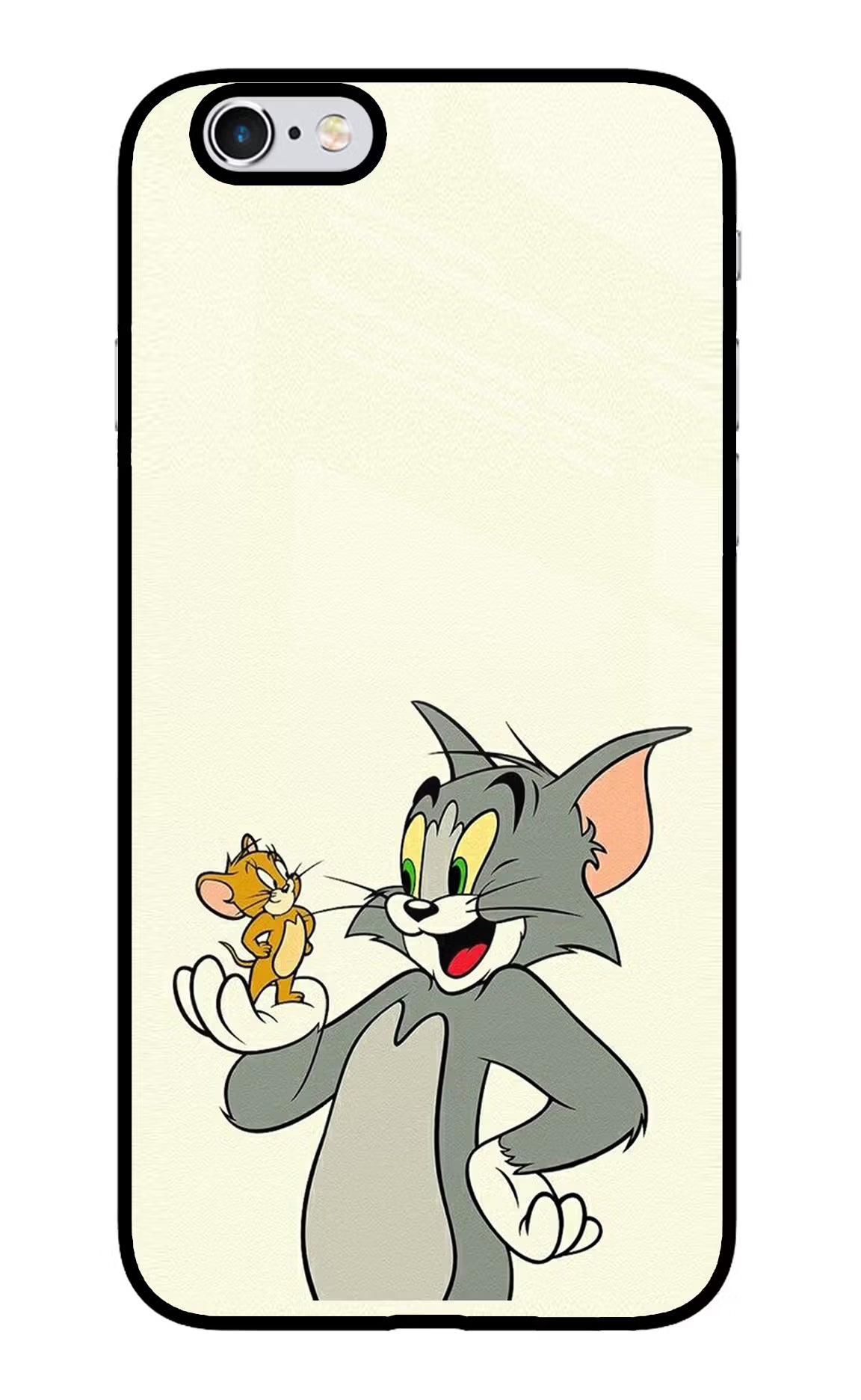 Tom & Jerry iPhone 6 Plus/6s Plus Glass Case Back Cover by Casekaro
