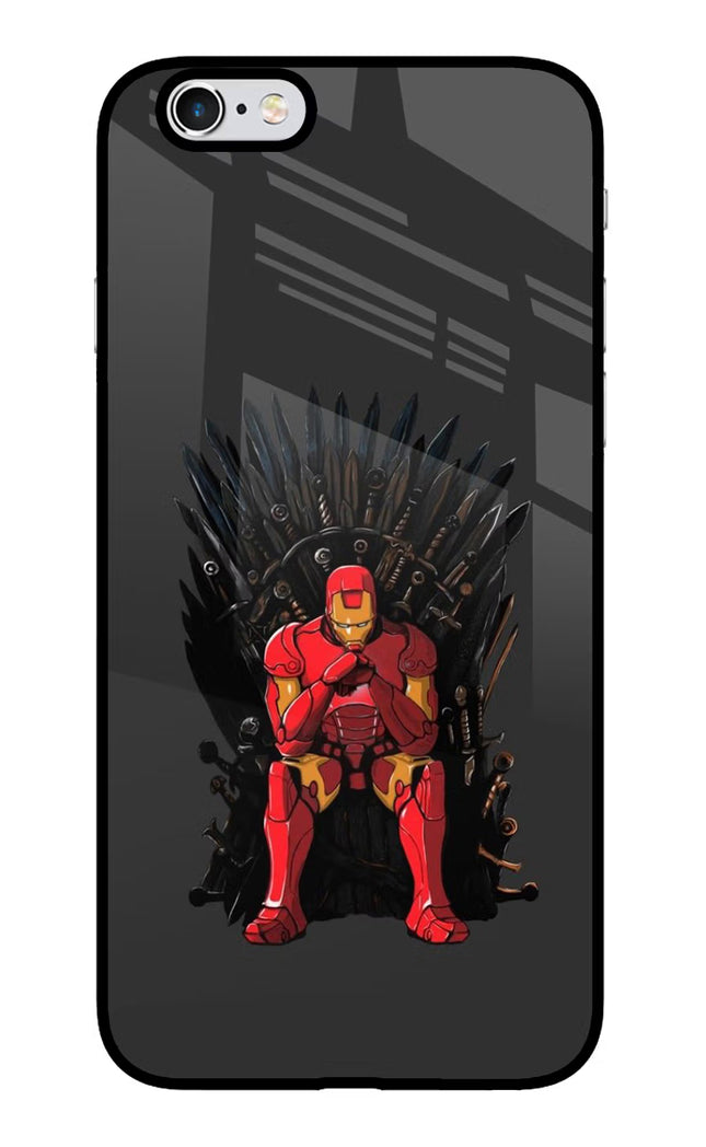Ironman Throne iPhone 6 Plus/6s Plus Glass Case Back Cover by Casekaro