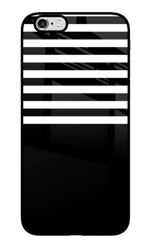 Black and White Print iPhone 6 Plus/6s Plus Glass Case