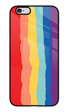 Rainbow iPhone 6 Plus/6s Plus Glass Case Back Cover by Casekaro