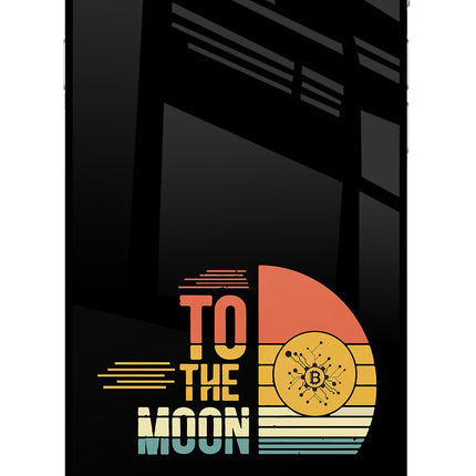 To the Moon iPhone 6 Plus/6s Plus Glass Case Back Cover by Casekaro
