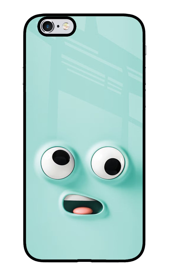 Funny Cartoon iPhone 6 Plus/6s Plus Glass Case Back Cover by Casekaro