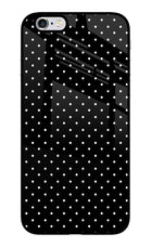 White Dots iPhone 6 Plus/6s Plus Glass Case Back Cover by Casekaro