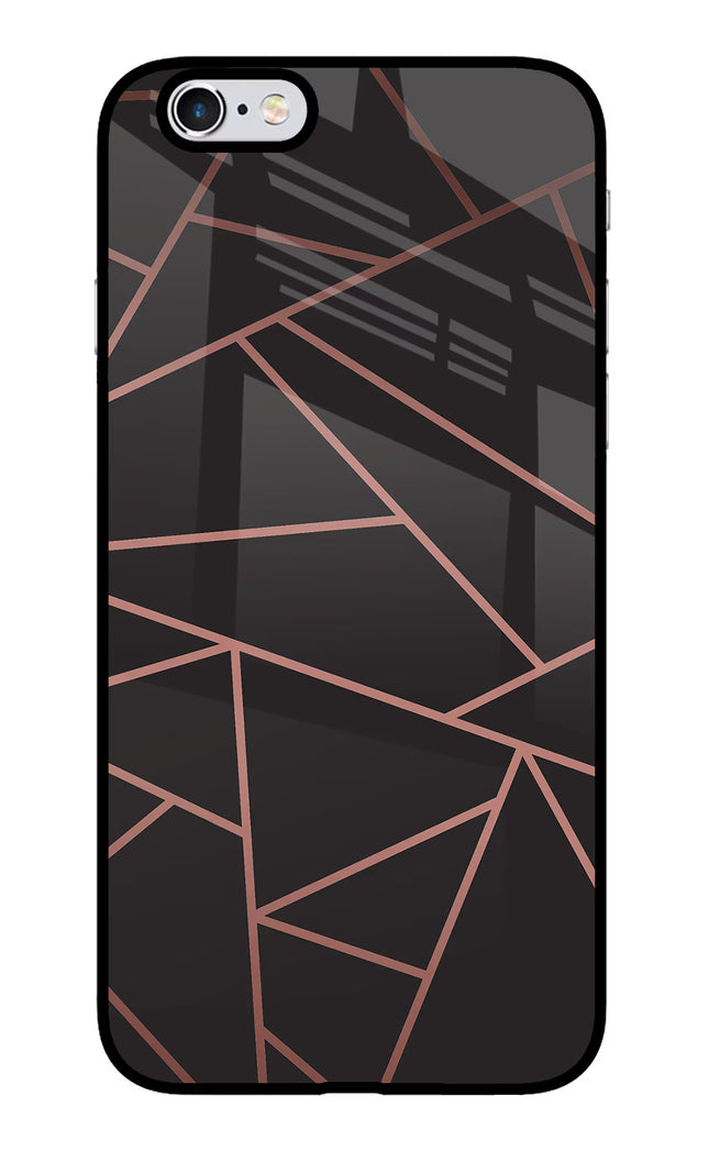 Geometric Pattern iPhone 6 Plus/6s Plus Glass Case Back Cover by Casekaro