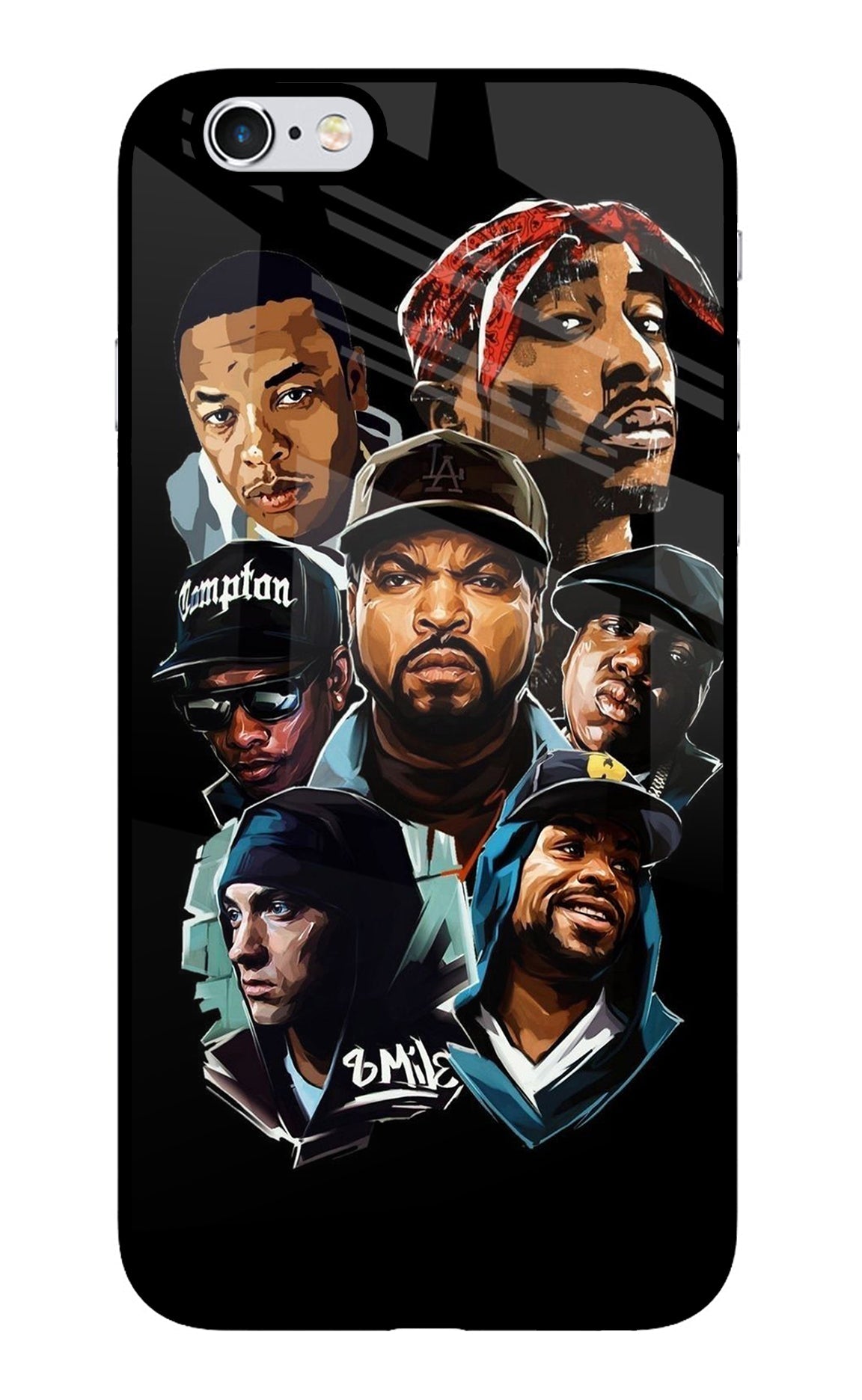 Rappers iPhone 6 Plus/6s Plus Glass Case