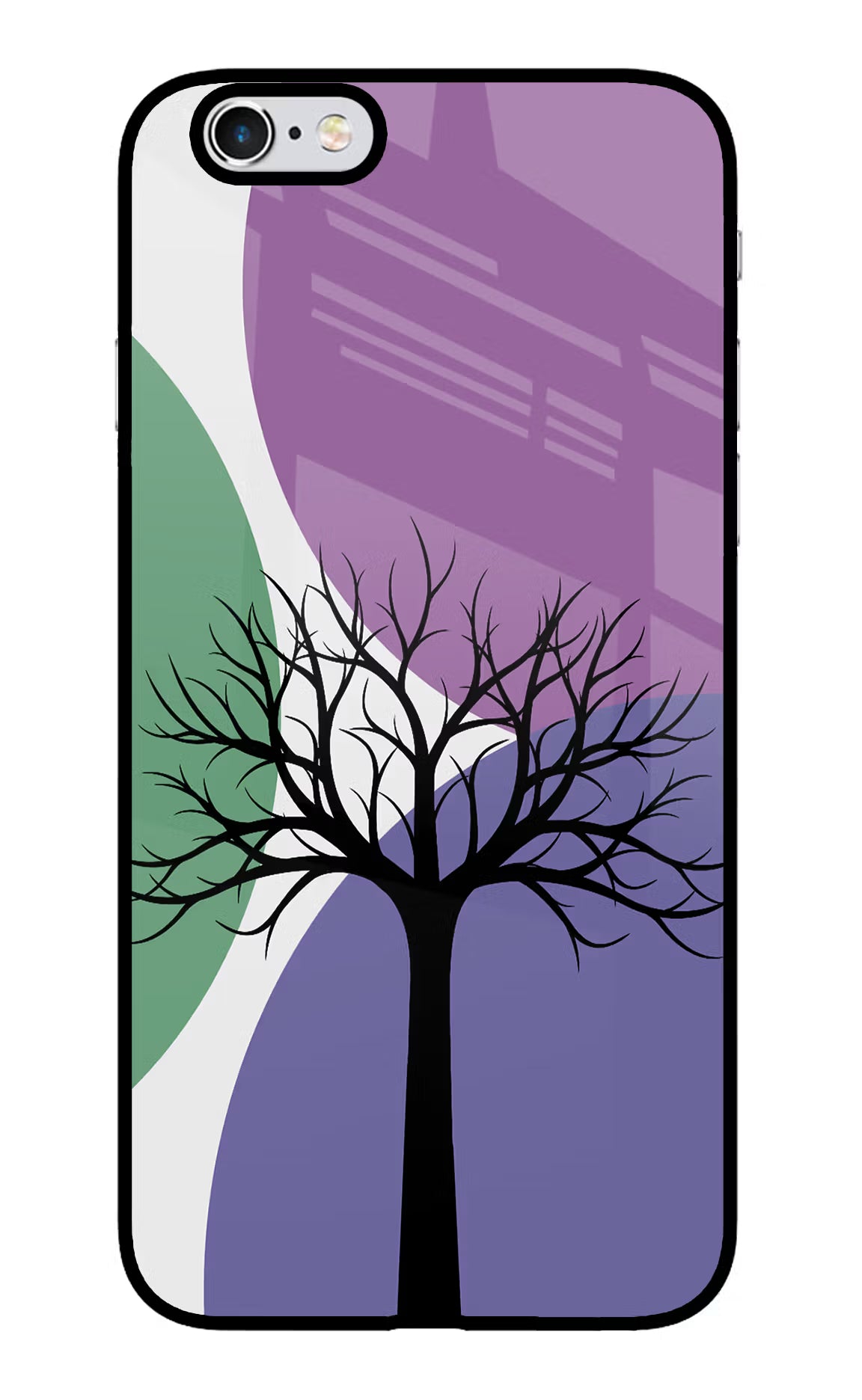 Tree Art iPhone 6 Plus/6s Plus Glass Case Back Cover by Casekaro