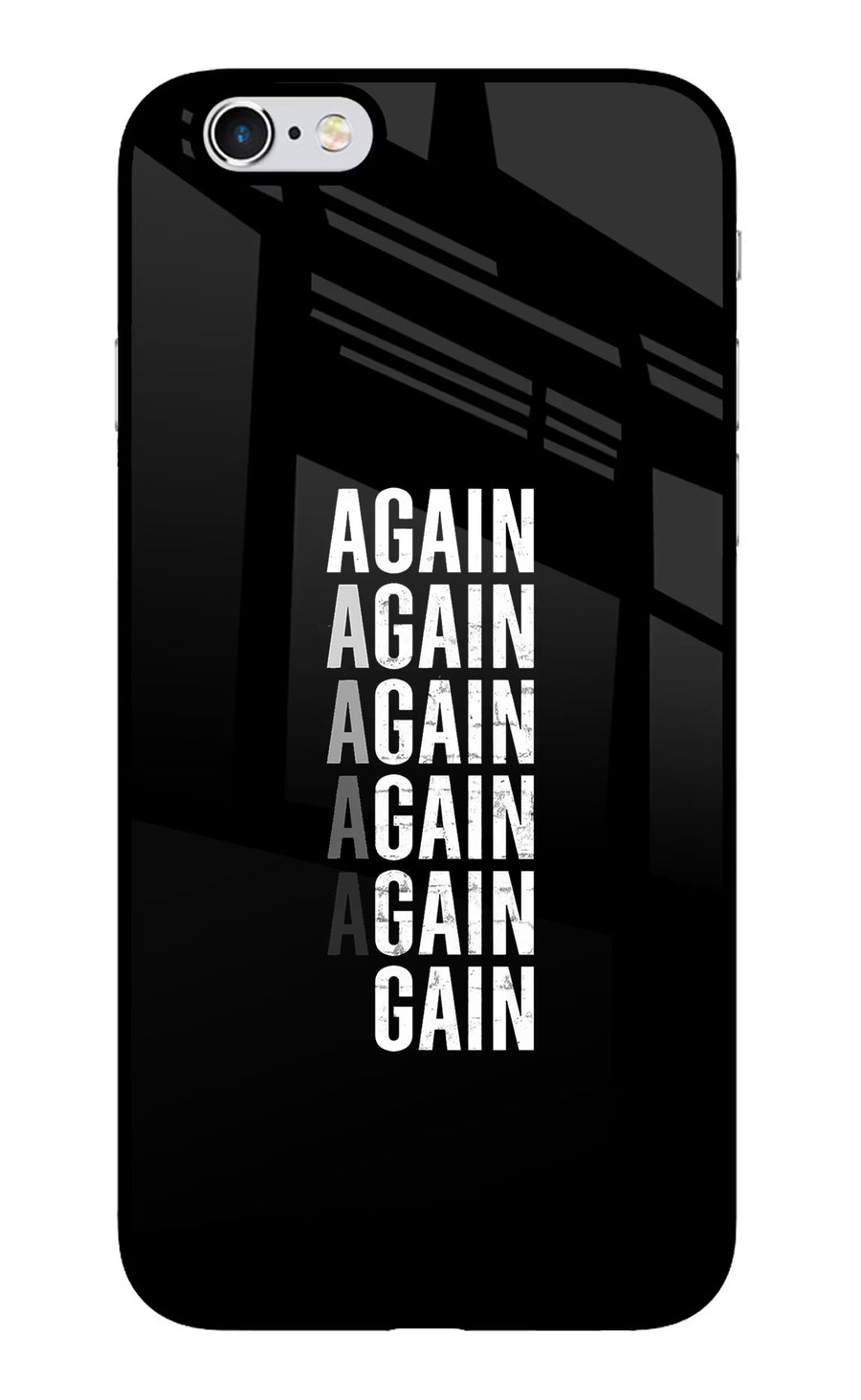Again Again Gain iPhone 6 Plus/6s Plus Back Cover, Glass case