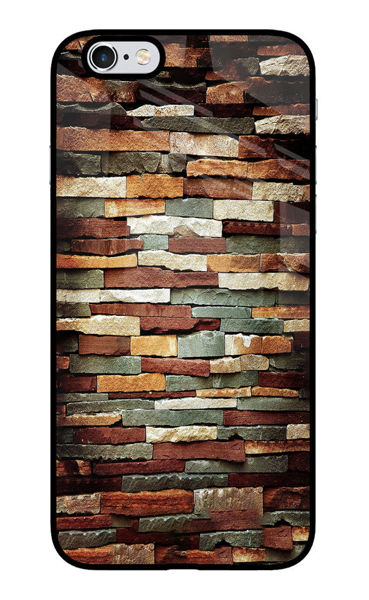 Bricks Pattern iPhone 6 Plus/6s Plus Glass Case