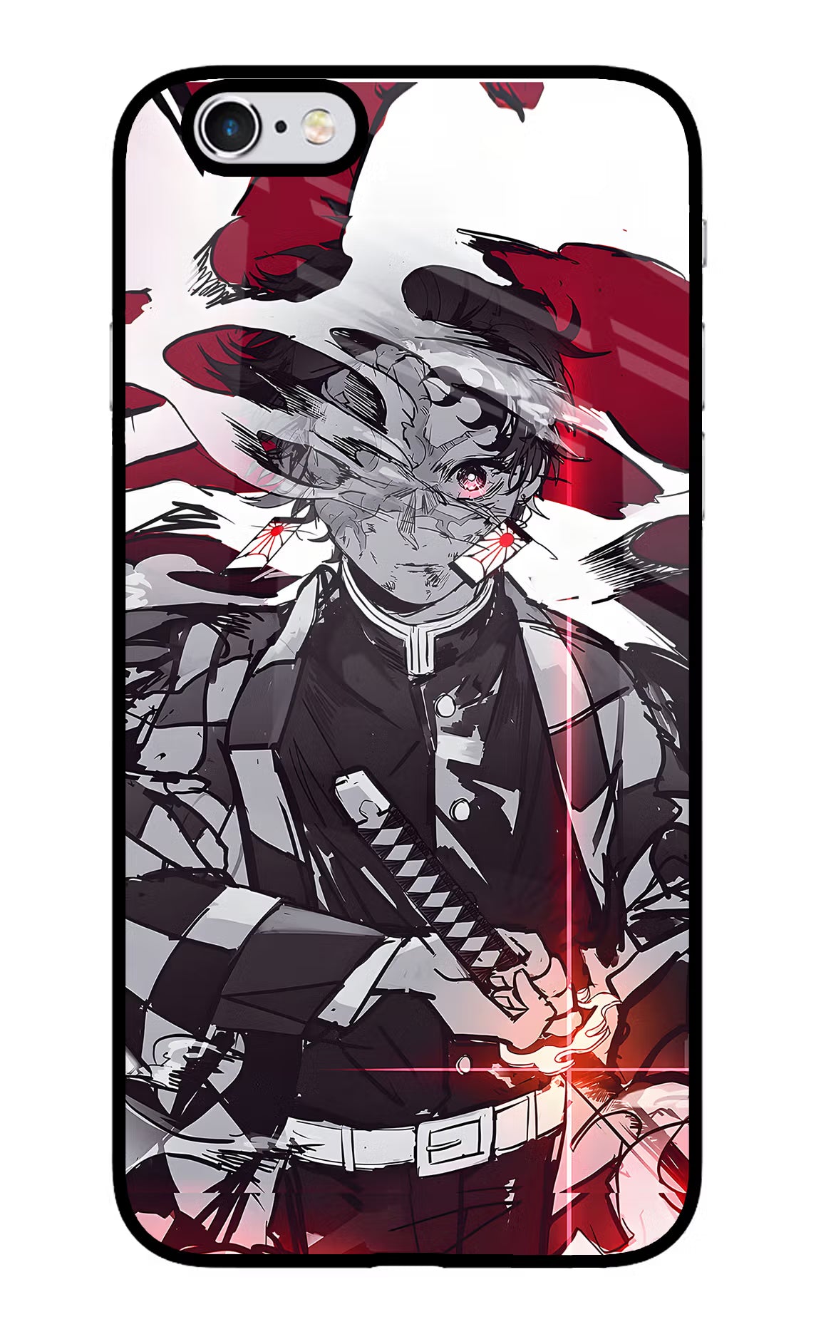 Demon Slayer iPhone 6 Plus/6s Plus Glass Case Back Cover by Casekaro