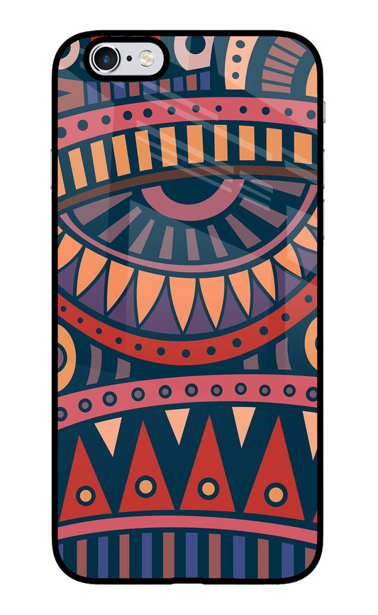 African Culture Design iPhone 6 Plus/6s Plus Glass Case