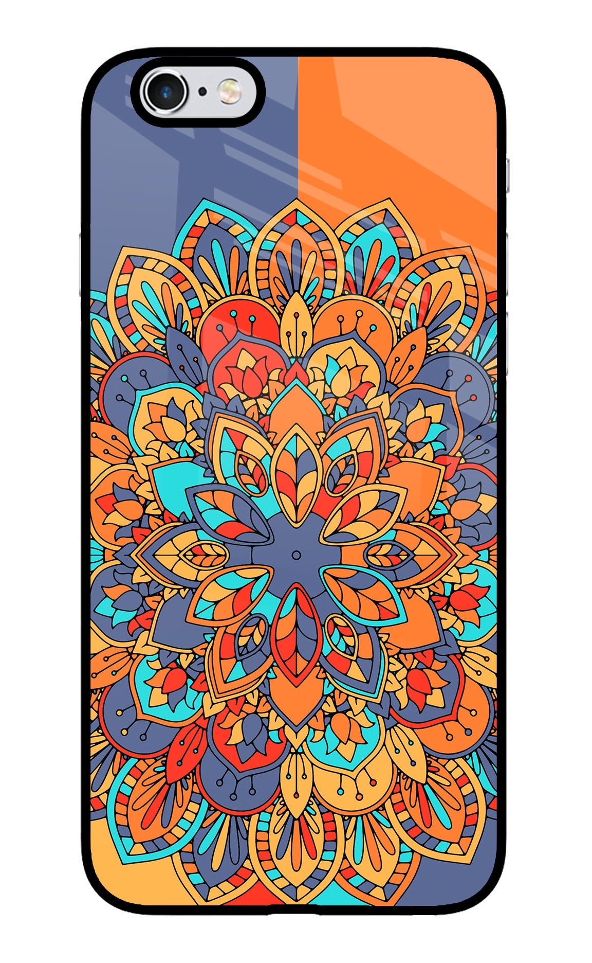 Color Mandala iPhone 6 Plus/6s Plus Glass Case
