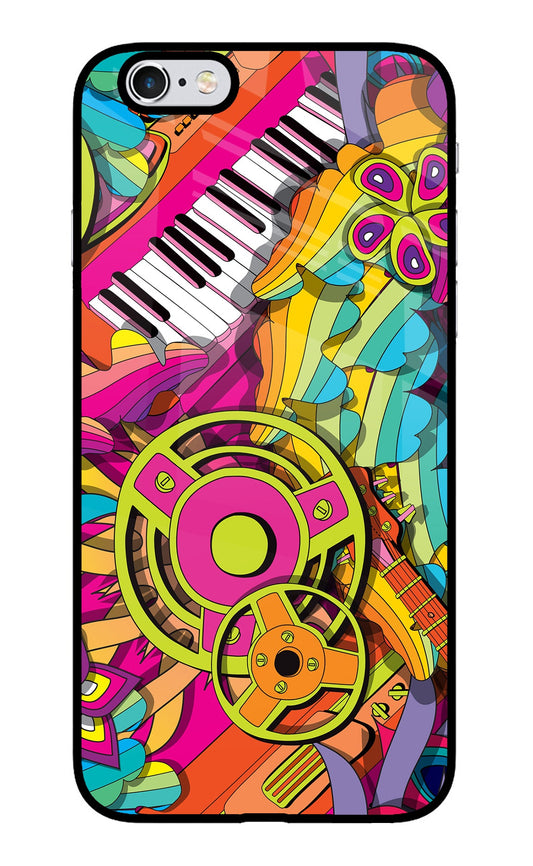 Music Doodle iPhone 6 Plus/6s Plus Glass Case