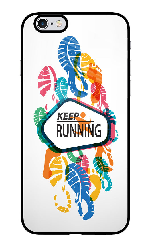 Keep Running iPhone 6 Plus/6s Plus Glass Case