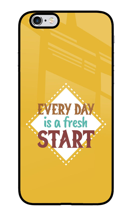 Every day is a Fresh Start iPhone 6 Plus/6s Plus Glass Case