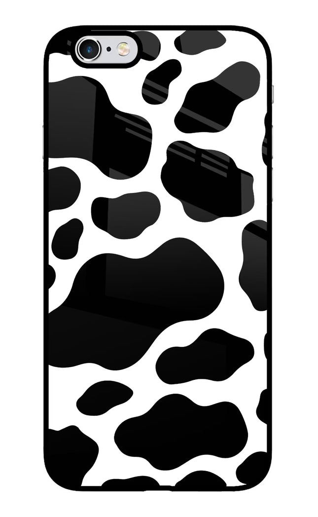Cow Spots iPhone 6 Plus/6s Plus Glass Case Back Cover by Casekaro
