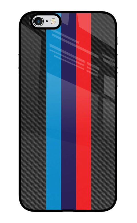 BMW Stripes Pattern iPhone 6 Plus/6s Plus Glass Case