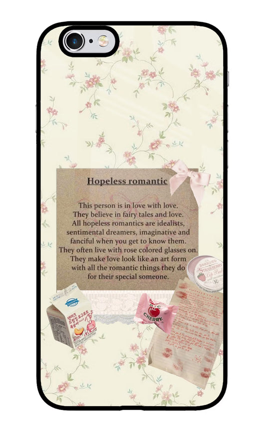 Hopeless Romantic iPhone 6 Plus/6s Plus Glass Case