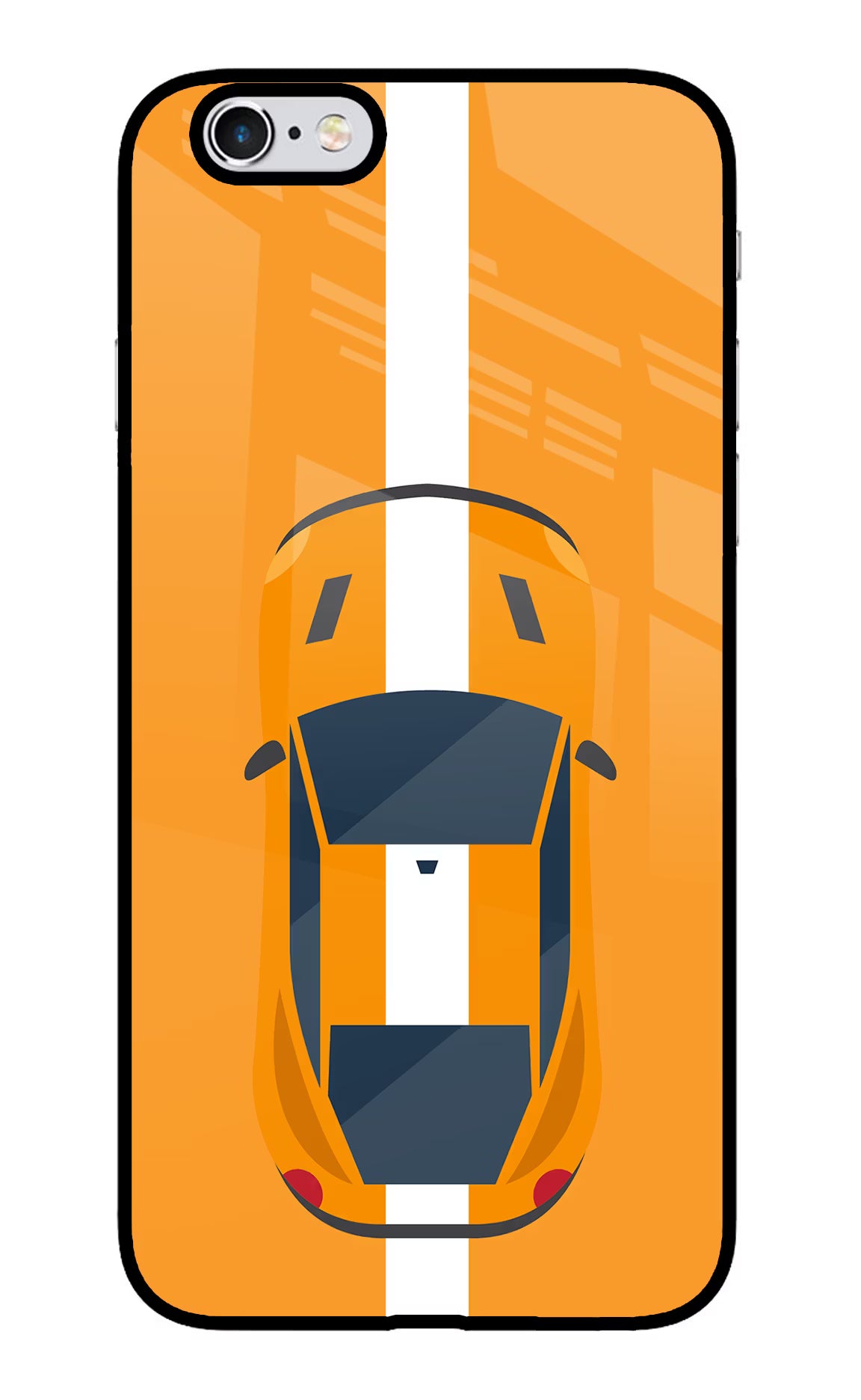 Highway Pursuit iPhone 6 Plus/6s Plus Glass Case Back Cover by Casekaro