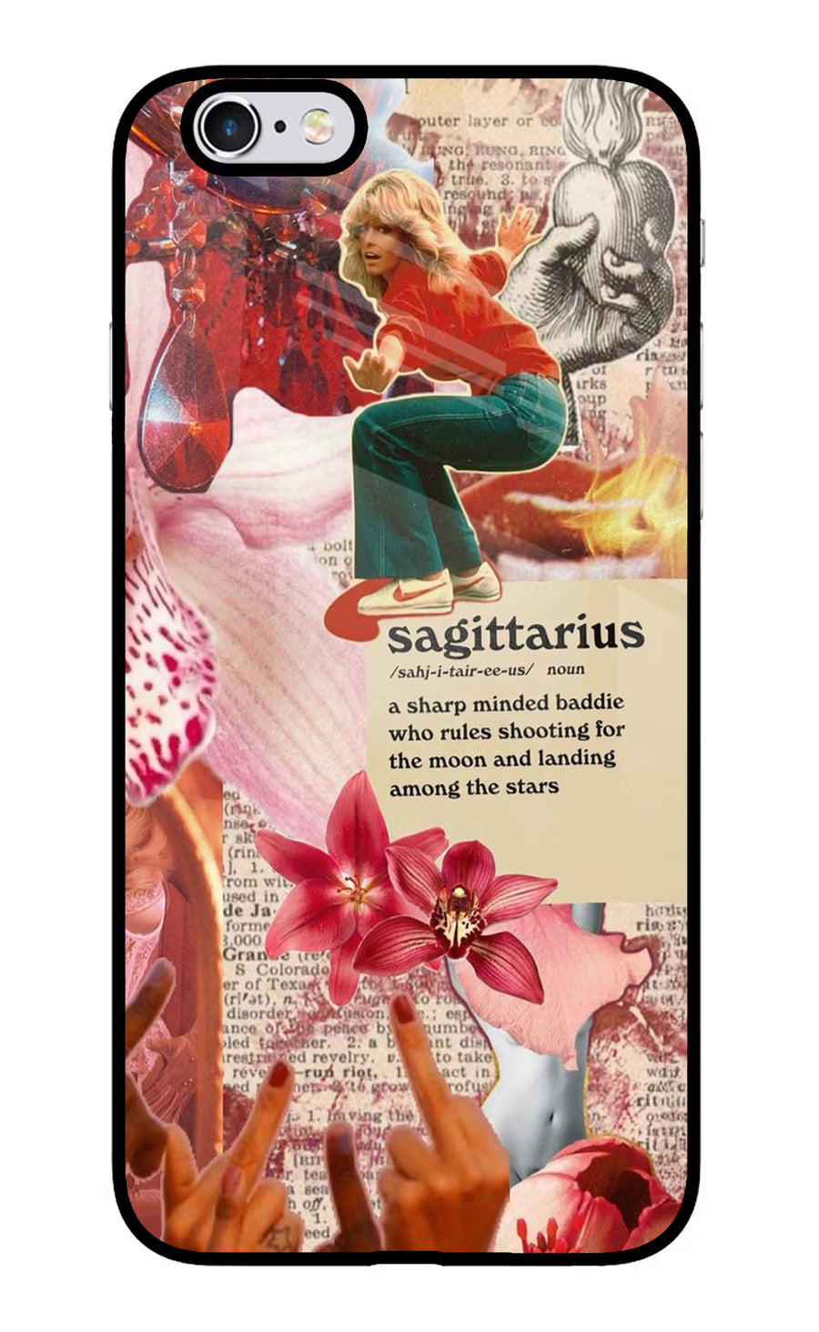 Sagittarius Zodiac iPhone 6 Plus/6s Plus Back Cover, Glass case