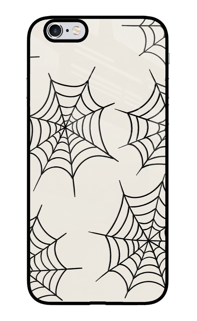 Spider Web iPhone 6 Plus/6s Plus Glass Case Back Cover by Casekaro
