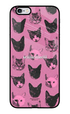 Pink Cats iPhone 6 Plus/6s Plus Glass Case