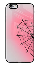 Pink Web iPhone 6 Plus/6s Plus Glass Case