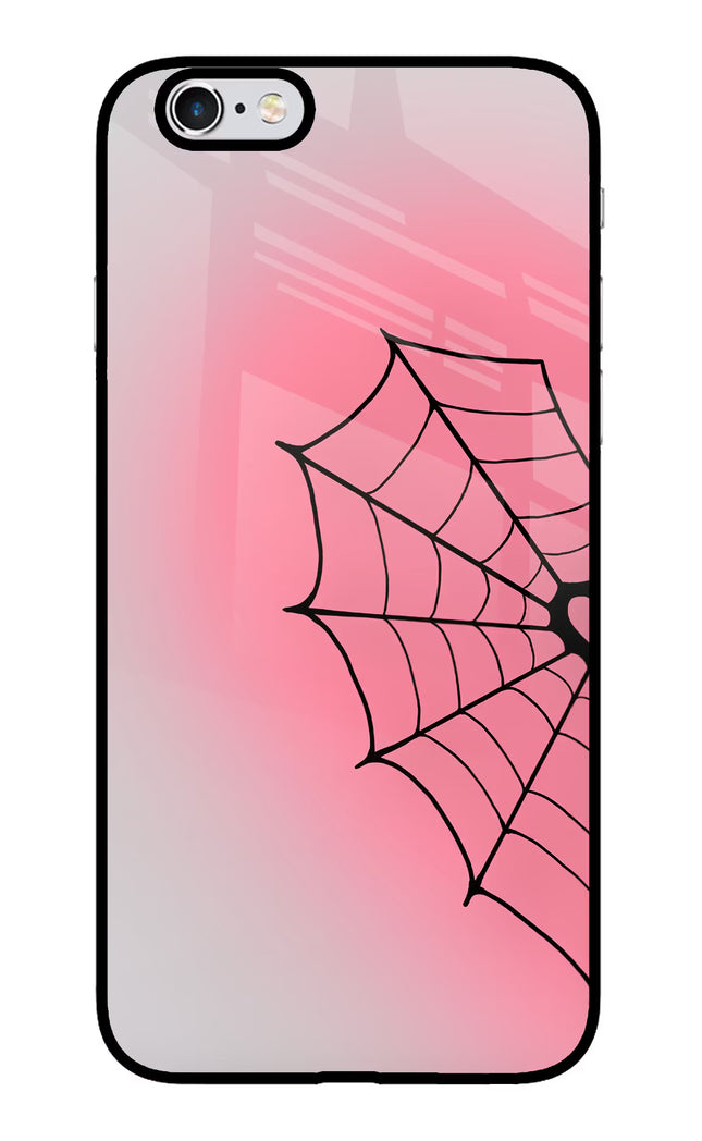 Pink Web iPhone 6 Plus/6s Plus Glass Case