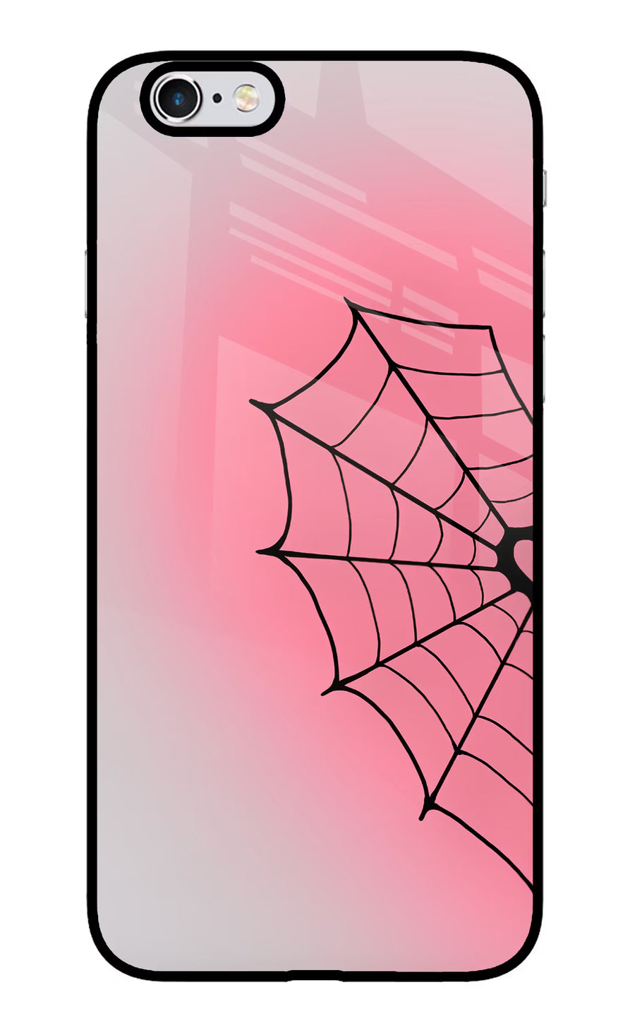 Pink Web iPhone 6 Plus/6s Plus Back Cover, Glass case