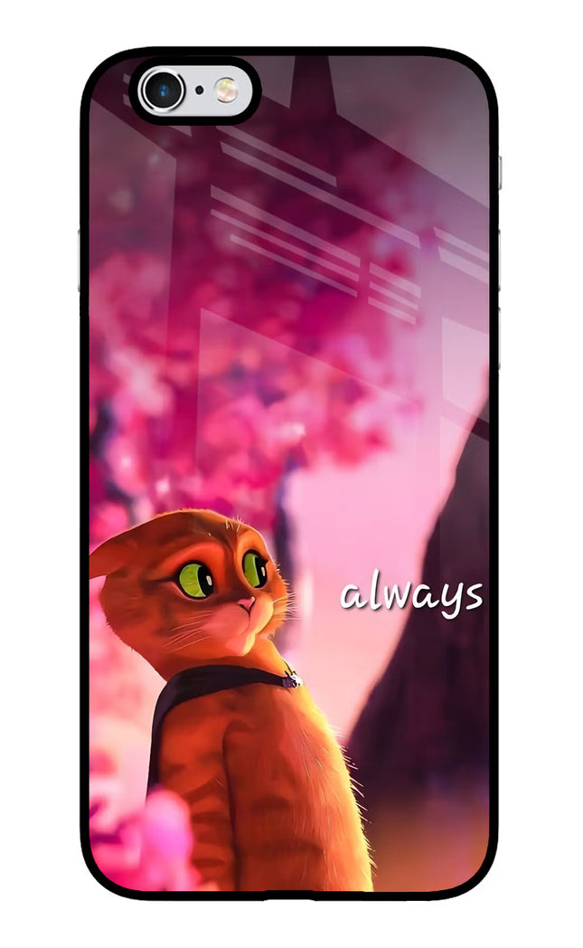 Always Cat iPhone 6 Plus/6s Plus Glass Case
