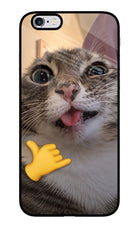 Silly Cat Call iPhone 6 Plus/6s Plus Glass Case
