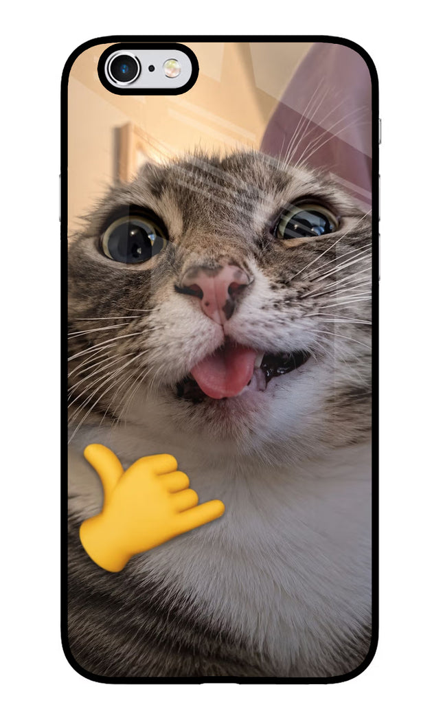 Silly Cat Call iPhone 6 Plus/6s Plus Glass Case