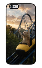 Rollercoaster Dog iPhone 6 Plus/6s Plus Glass Case