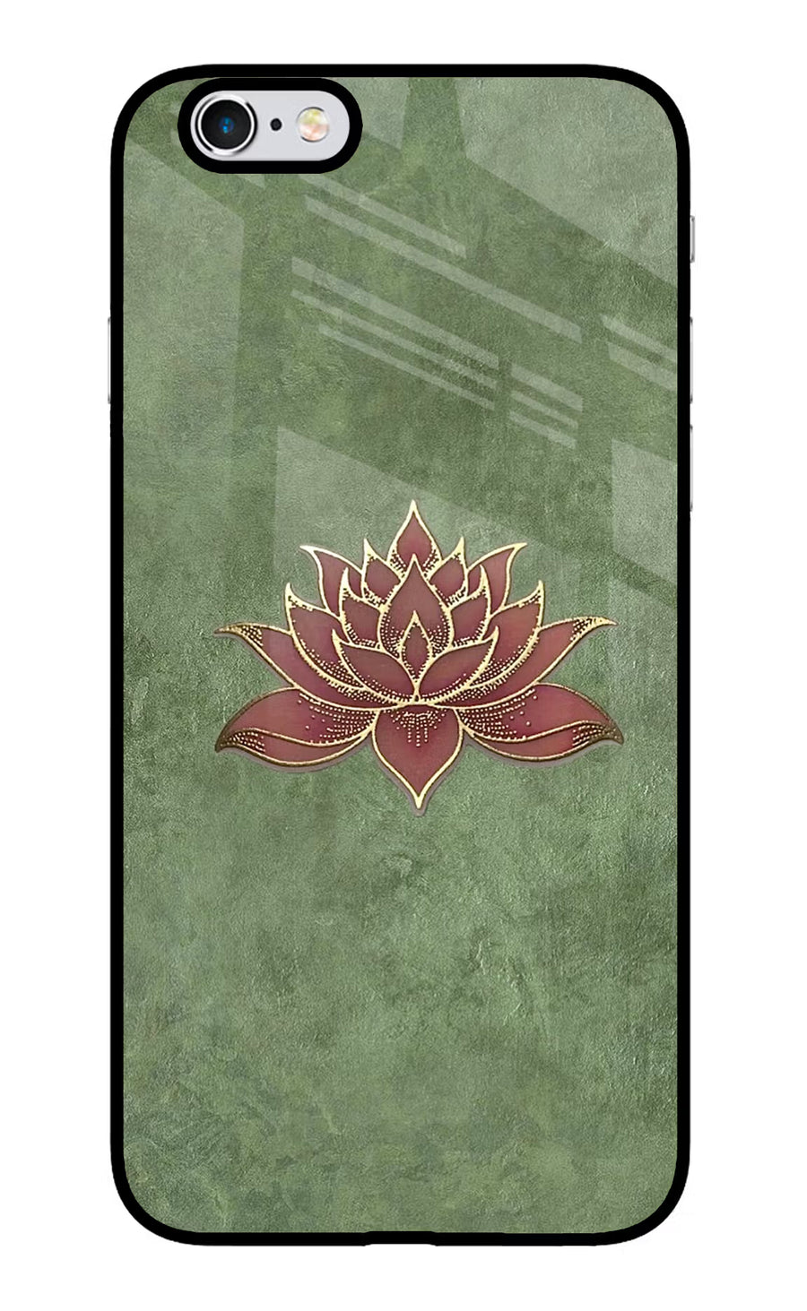 Lotus Grace iPhone 6 Plus/6s Plus Back Cover, Glass case