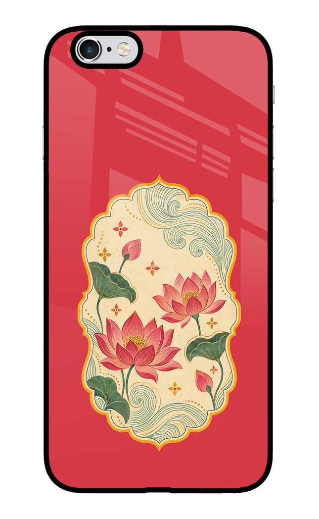 Pink Lotus iPhone 6 Plus/6s Plus Glass Case