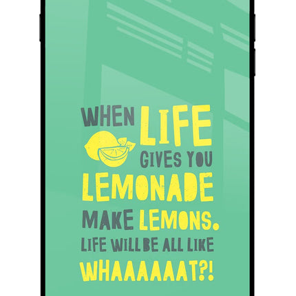 Quote iPhone 7 Plus Glass Case