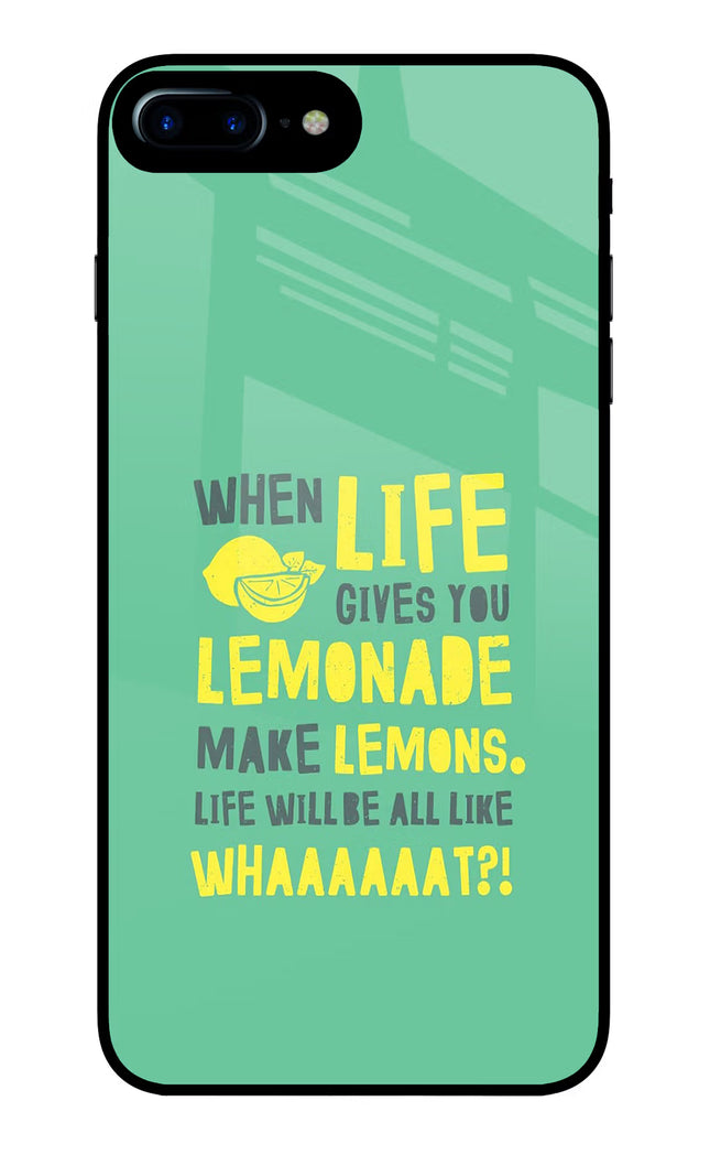 Quote iPhone 7 Plus Glass Case