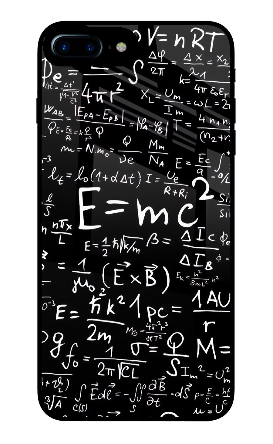 Physics Formula iPhone 7 Plus Back Cover, Glass case