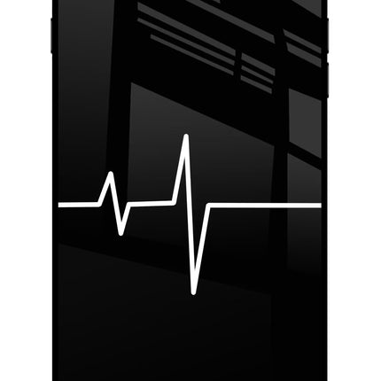 Heart Beats iPhone 7 Plus Glass Case Back Cover by Casekaro