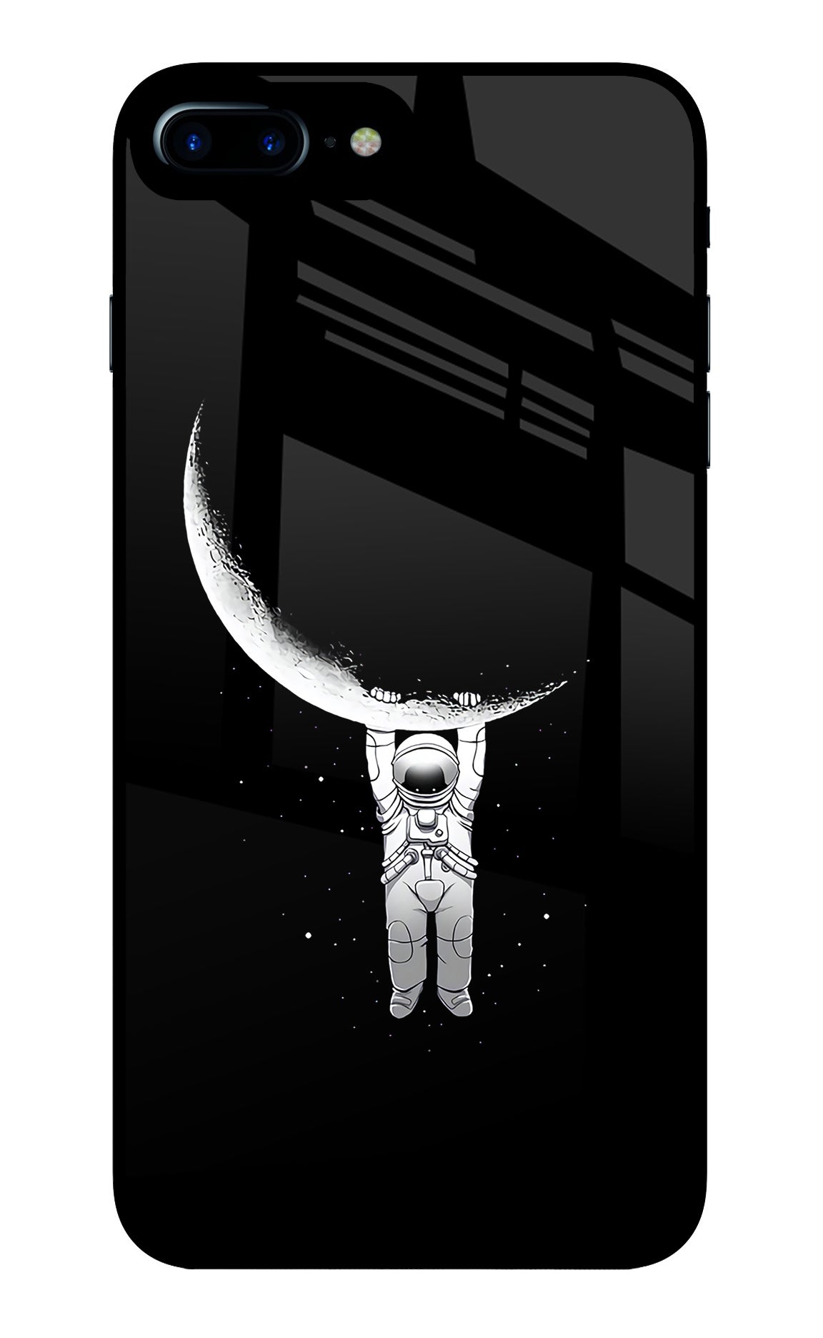 Moon Space iPhone 7 Plus Glass Case