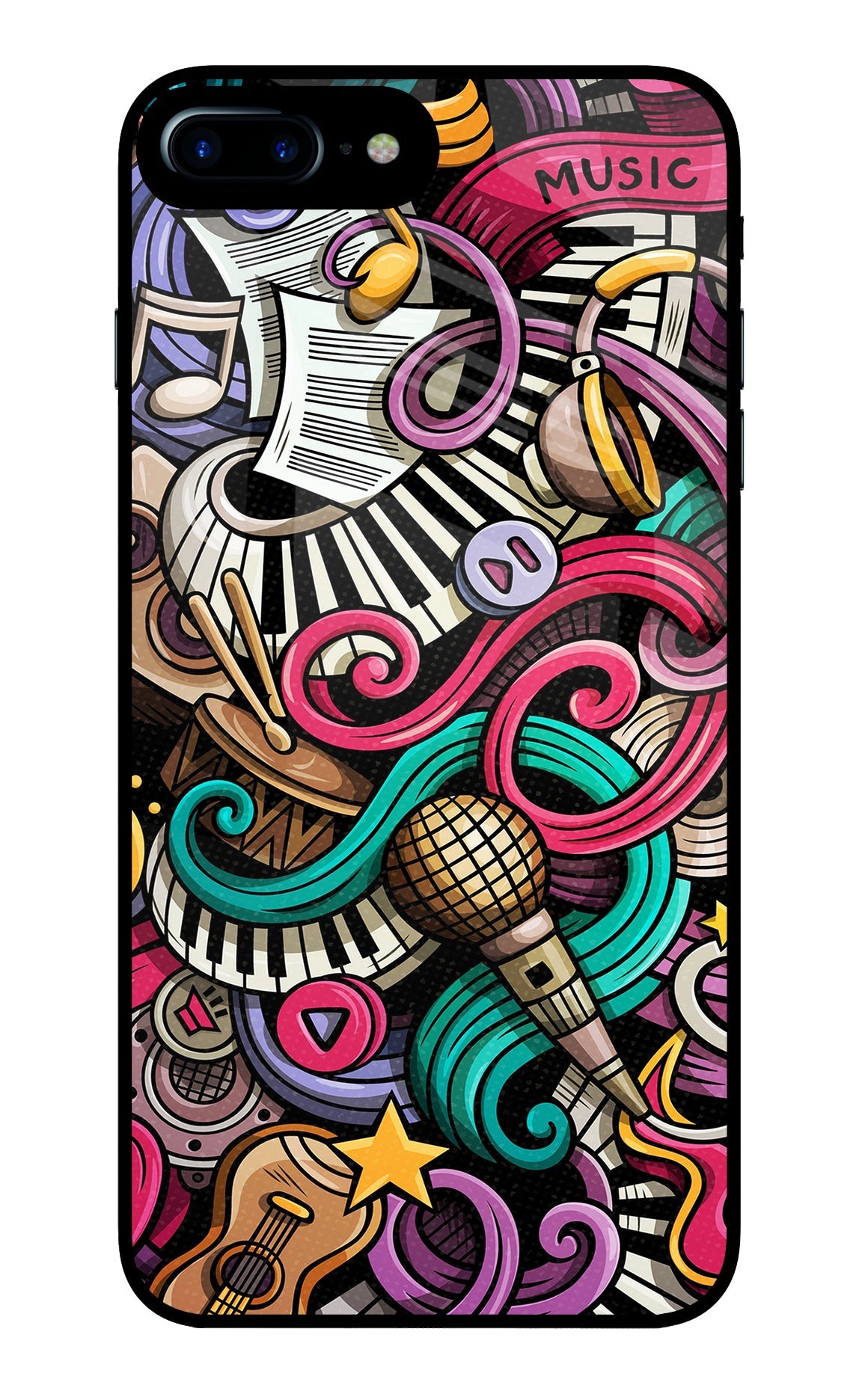 Music Abstract iPhone 7 Plus Back Cover