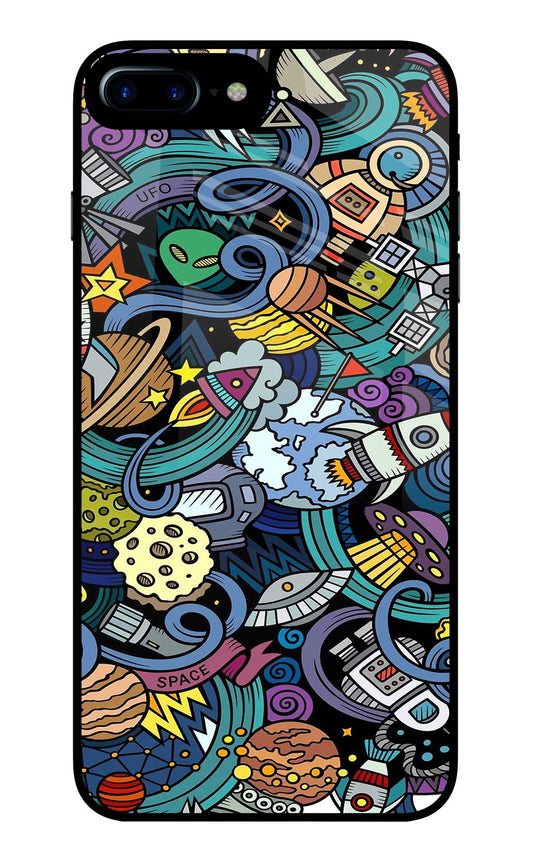 Space Abstract iPhone 7 Plus Glass Case