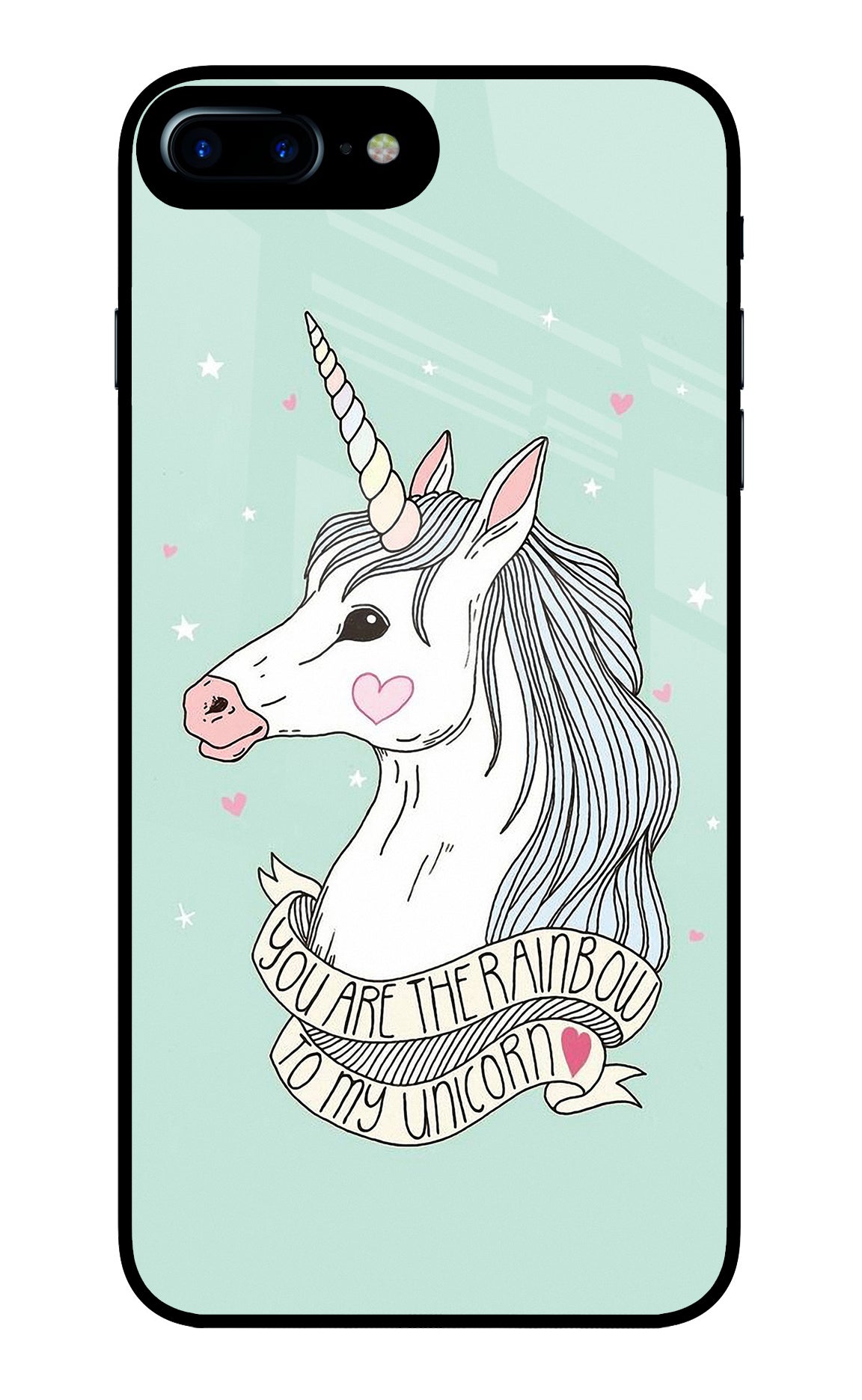 Unicorn Wallpaper iPhone 7 Plus Back Cover