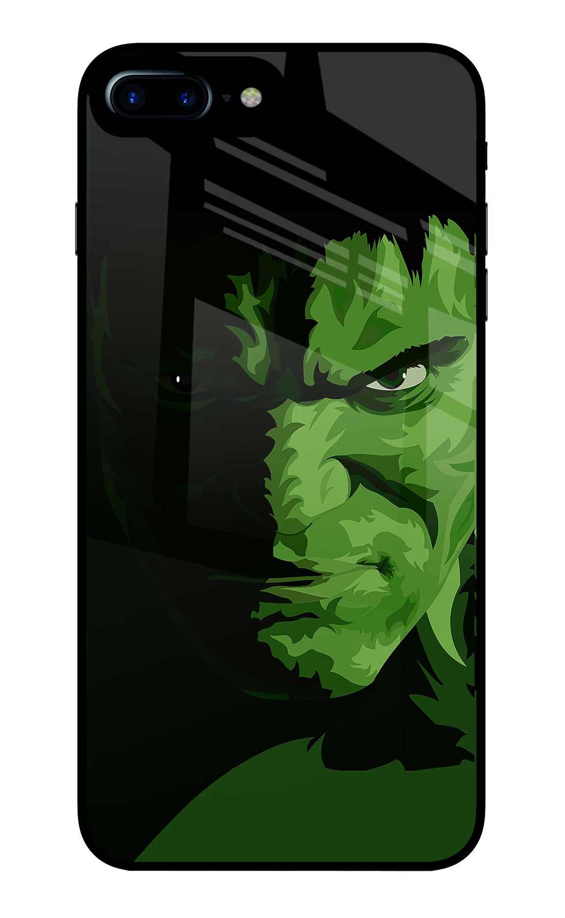 HULK iPhone 7 Plus Glass Case Back Cover by Casekaro