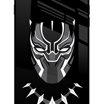 Black Panther iPhone 7 Plus Glass Case Back Cover by Casekaro